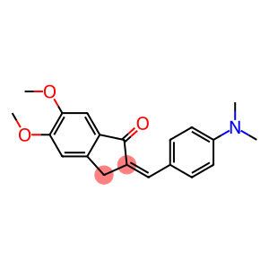 2-{(Z)-[4-(dimethylamino)phenyl]methylidene}-5,6-dimethoxy-1H-inden-1(3H)-one