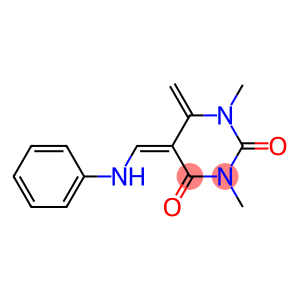 (Z)-5,6-Dihydro-6-methylene-5-(phenylaminomethylene)-1,3-dimethylpyrimidine-2,4(1H,3H)-dione