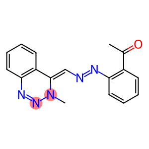 (4Z)-3,4-Dihydro-3-methyl-4-[(2-acetylphenylazo)methylene]-1,2,3-benzotriazine