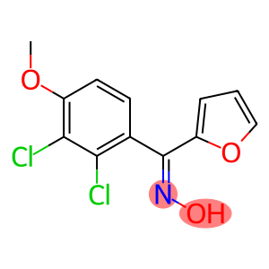 (Z)-(2,3-Dichloro-4-methoxyphenyl)(2-furanyl) ketone oxime