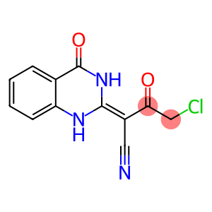 (2Z)-4-CHLORO-3-OXO-2-(4-OXO-3,4-DIHYDROQUINAZOLIN-2(1H)-YLIDENE)BUTANENITRILE