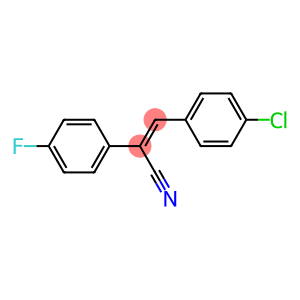 (Z)-3-(4-CHLOROPHENYL)-2-(4-FLUOROPHENYL)ACRYLONITRILE