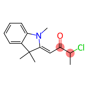 (1Z)-3-CHLORO-1-(1,3,3-TRIMETHYL-1,3-DIHYDRO-2H-INDOL-2-YLIDENE)BUTAN-2-ONE