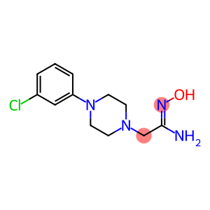 (1Z)-2-[4-(3-chlorophenyl)piperazin-1-yl]-N'-hydroxyethanimidamide