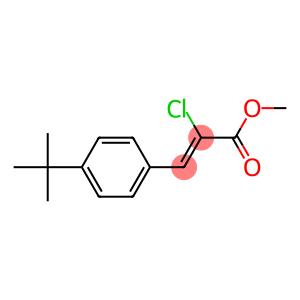 (2Z)-2-Chloro-3-(4-tert-butylphenyl)propenoic acid methyl ester