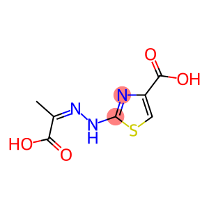 2-[(2Z)-2-(1-CARBOXYETHYLIDENE)HYDRAZINO]-1,3-THIAZOLE-4-CARBOXYLIC ACID