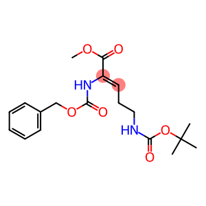 (Z)-2-[(Benzyloxycarbonyl)amino]-5-[(tert-butyloxycarbonyl)amino]-2-pentenoic acid methyl ester