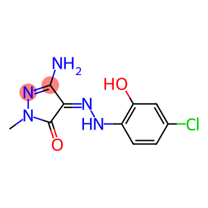 (4Z)-3-AMINO-1-METHYL-1H-PYRAZOLE-4,5-DIONE 4-[(4-CHLORO-2-HYDROXYPHENYL)HYDRAZONE]