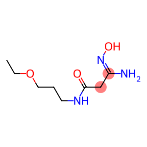 (3Z)-3-amino-N-(3-ethoxypropyl)-3-(hydroxyimino)propanamide