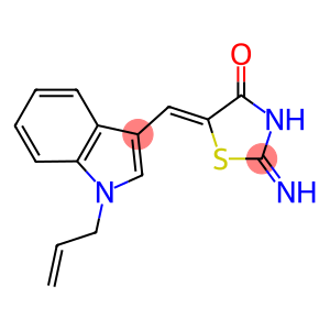 (5Z)-5-[(1-ALLYL-1H-INDOL-3-YL)METHYLENE]-2-IMINO-1,3-THIAZOLIDIN-4-ONE