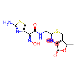 (Z)-2-(2-AMinothiazol-4-yl)-2-(hydroxyiMino)-N-{[(2RS,5RS)-5-Methyl-7-oxo-2,4,5,7-tetrahydro-1H-furo[3,4-d][1,3]thiazin-2-yl]Methyl}acetaMide(Mixture of 2 DiastereoMers)