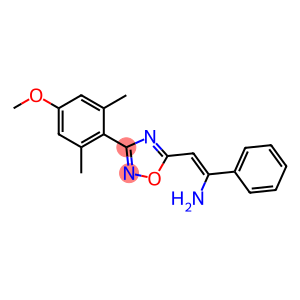 5-[(Z)-2-Amino-2-(phenyl)ethenyl]-3-(2,6-dimethyl-4-methoxyphenyl)-1,2,4-oxadiazole