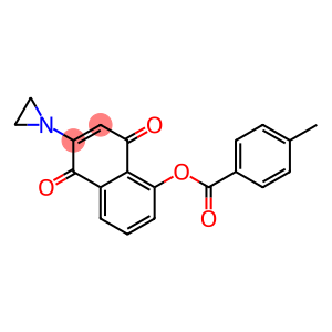 2-(1-Aziridinyl)-5-(4-methylbenzoyloxy)-1,4-naphthoquinone