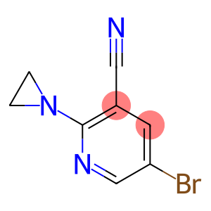 2-(aziridin-1-yl)-5-bromopyridine-3-carbonitrile