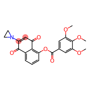2-(1-Aziridinyl)-5-(3,4,5-trimethoxybenzoyloxy)-1,4-naphthoquinone