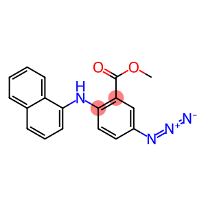 5-Azido-2-(1-naphtylamino)benzoic acid methyl ester