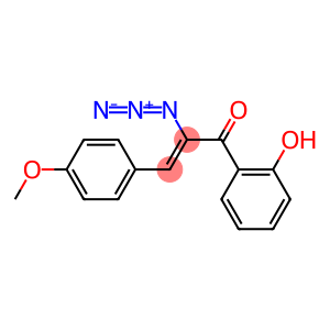 2-Azido-1-(o-hydroxyphenyl)-3-(p-methoxyphenyl)-2-propen-1-one