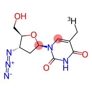 3'-AZIDO 3'-DEOXYTHYMIDINE, [METHYL-3H]-