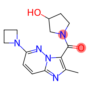 (6-(azetidin-1-yl)-2-MethyliMidazo[1,2-b]pyridazin-3-yl)(3-hydroxypyrrolidin-1-yl)Methanone