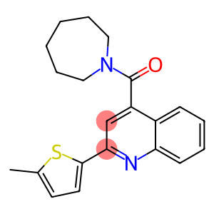 4-(1-azepanylcarbonyl)-2-(5-methyl-2-thienyl)quinoline