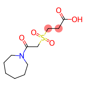 3-{[2-(azepan-1-yl)-2-oxoethane]sulfonyl}propanoic acid