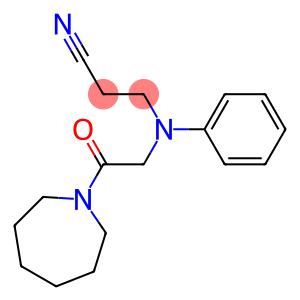 3-{[2-(azepan-1-yl)-2-oxoethyl](phenyl)amino}propanenitrile