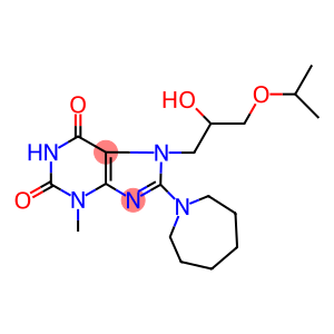 8-(1-azepanyl)-7-(2-hydroxy-3-isopropoxypropyl)-3-methyl-3,7-dihydro-1H-purine-2,6-dione