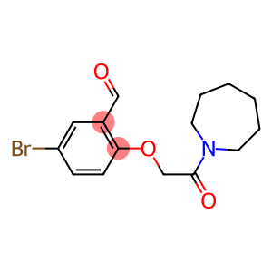 2-[2-(azepan-1-yl)-2-oxoethoxy]-5-bromobenzaldehyde