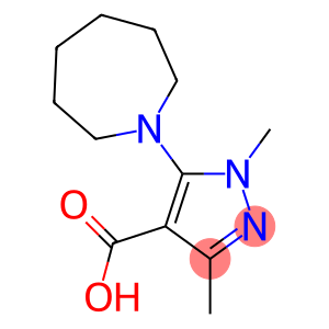 5-(azepan-1-yl)-1,3-dimethyl-1H-pyrazole-4-carboxylic acid