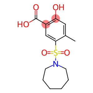 5-(azepane-1-sulfonyl)-2-hydroxy-4-methylbenzoic acid