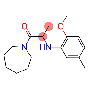 1-(azepan-1-yl)-2-[(2-methoxy-5-methylphenyl)amino]propan-1-one