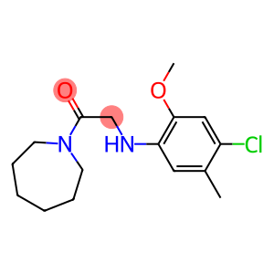 1-(azepan-1-yl)-2-[(4-chloro-2-methoxy-5-methylphenyl)amino]ethan-1-one