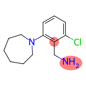 [2-(azepan-1-yl)-6-chlorophenyl]methanamine