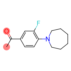 1-[4-(azepan-1-yl)-3-fluorophenyl]ethan-1-one