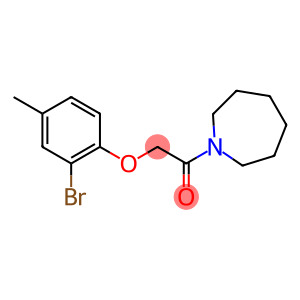 1-(azepan-1-yl)-2-(2-bromo-4-methylphenoxy)ethan-1-one