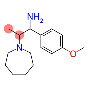 2-azepan-1-yl-1-(4-methoxyphenyl)propan-1-amine