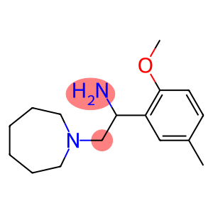 2-azepan-1-yl-1-(2-methoxy-5-methylphenyl)ethanamine