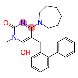 4-AZEPAN-1-YL-5-BIPHENYL-2-YLMETHYL-6-HYDROXY-1-METHYL-1H-PYRIMIDIN-2-ONE