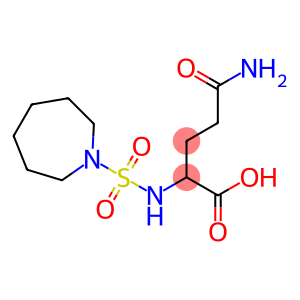 2-[(azepane-1-sulfonyl)amino]-4-carbamoylbutanoic acid