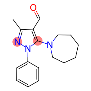 5-AZEPAN-1-YL-3-METHYL-1-PHENYL-1H-PYRAZOLE-4-CARBALDEHYDE