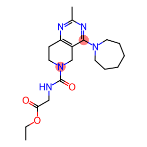 [(4-AZEPAN-1-YL-2-METHYL-7,8-DIHYDRO-5H-PYRIDO[4,3-D]PYRIMIDINE-6-CARBONYL)-AMINO]-ACETIC ACID ETHYL ESTER