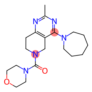 (4-AZEPAN-1-YL-2-METHYL-7,8-DIHYDRO-5H-PYRIDO[4,3-D]PYRIMIDIN-6-YL)-MORPHOLIN-4-YL-METHANONE