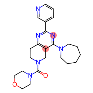 (4-AZEPAN-1-YL-2-PYRIDIN-3-YL-7,8-DIHYDRO-5H-PYRIDO[4,3-D]PYRIMIDIN-6-YL)-MORPHOLIN-4-YL-METHANONE