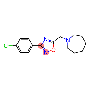 5-(azepan-1-ylmethyl)-3-(4-chlorophenyl)-1,2,4-oxadiazole