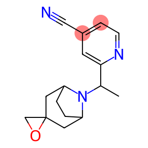 2-(1-(8-Azaspiro[bicyclo[3.2.1]octane-3,2'-oxirane]-8-yl)ethyl)isonicotinonitrile