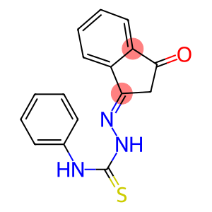 3-(AZA(((PHENYLAMINO)THIOXOMETHYL)AMINO)METHYLENE)INDAN-1-ONE