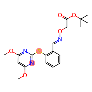 [2-AZA-1-OXA-3-[2-[(4,6-DIMETHOXYPYRIMIDIN-2-YL)THIO]PHENYL]PROP-2-ENYL]ACETIC ACID, TERT-BUTYL ESTER