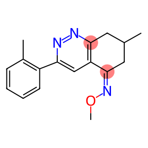 AZAMETHOXY(7-METHYL-3-(2-METHYLPHENYL)(6,7,8-TRIHYDROCINNOLIN-5-YLIDENE))METHANE