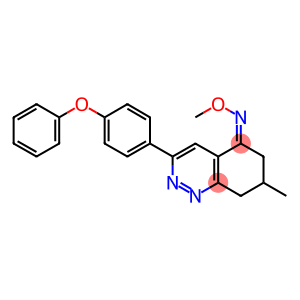 1-(5-(AZAMETHOXYMETHYLENE)-7-METHYL(6,7,8-TRIHYDROCINNOLIN-3-YL))-4-PHENOXYBENZENE