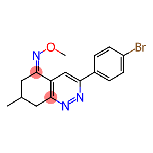 AZA(3-(4-BROMOPHENYL)-7-METHYL(6,7,8-TRIHYDROCINNOLIN-5-YLIDENE))METHOXYMETHANE